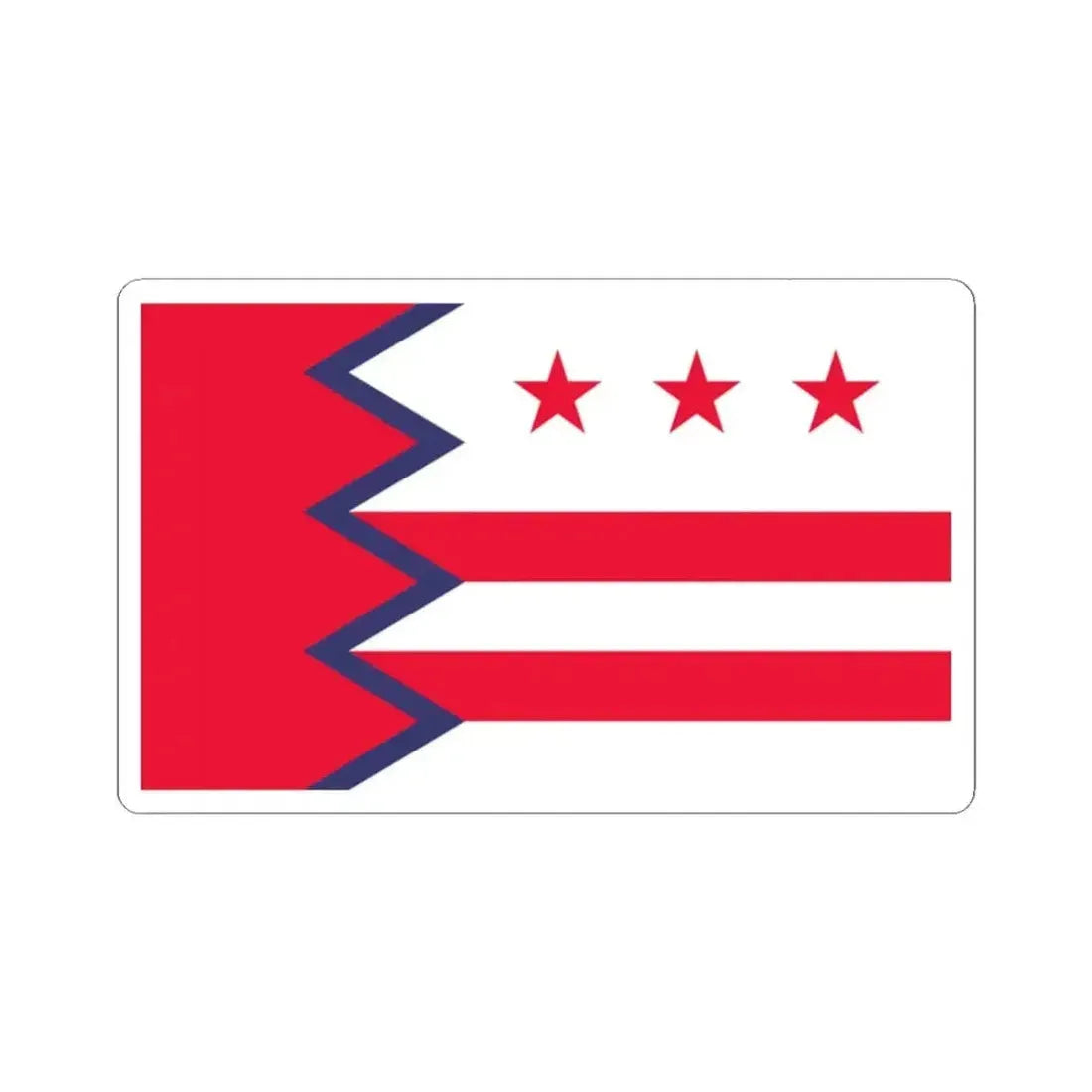 Flag of Washington, Maine - STICKER Vinyl Kiss-Cut Decal - The Sticker Space