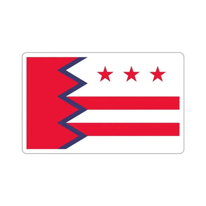 Flag of Washington Maine USA STICKER Vinyl Die-Cut Decal 3 Inch - The Sticker Space