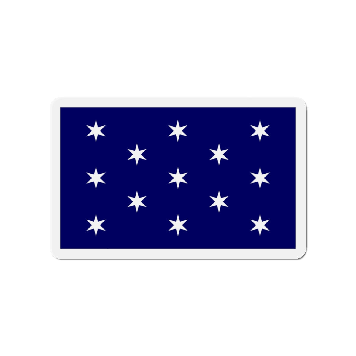 Flag of Washington New York - Die-Cut Magnet-3" x 3"-The Sticker Space