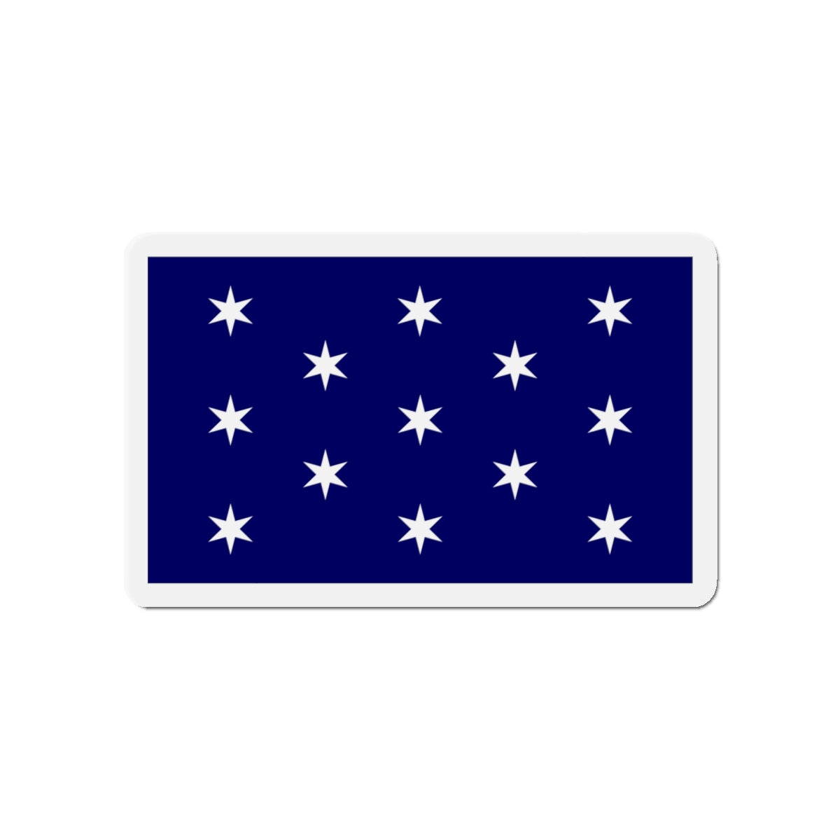 Flag of Washington New York - Die-Cut Magnet-4" x 4"-The Sticker Space