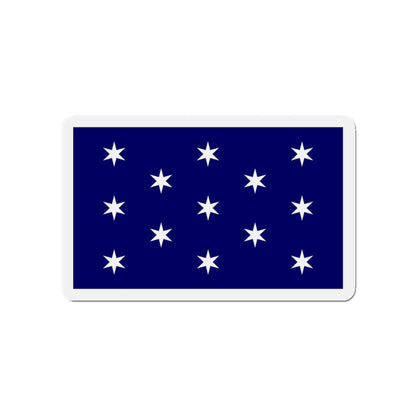 Flag of Washington New York - Die-Cut Magnet-4" x 4"-The Sticker Space