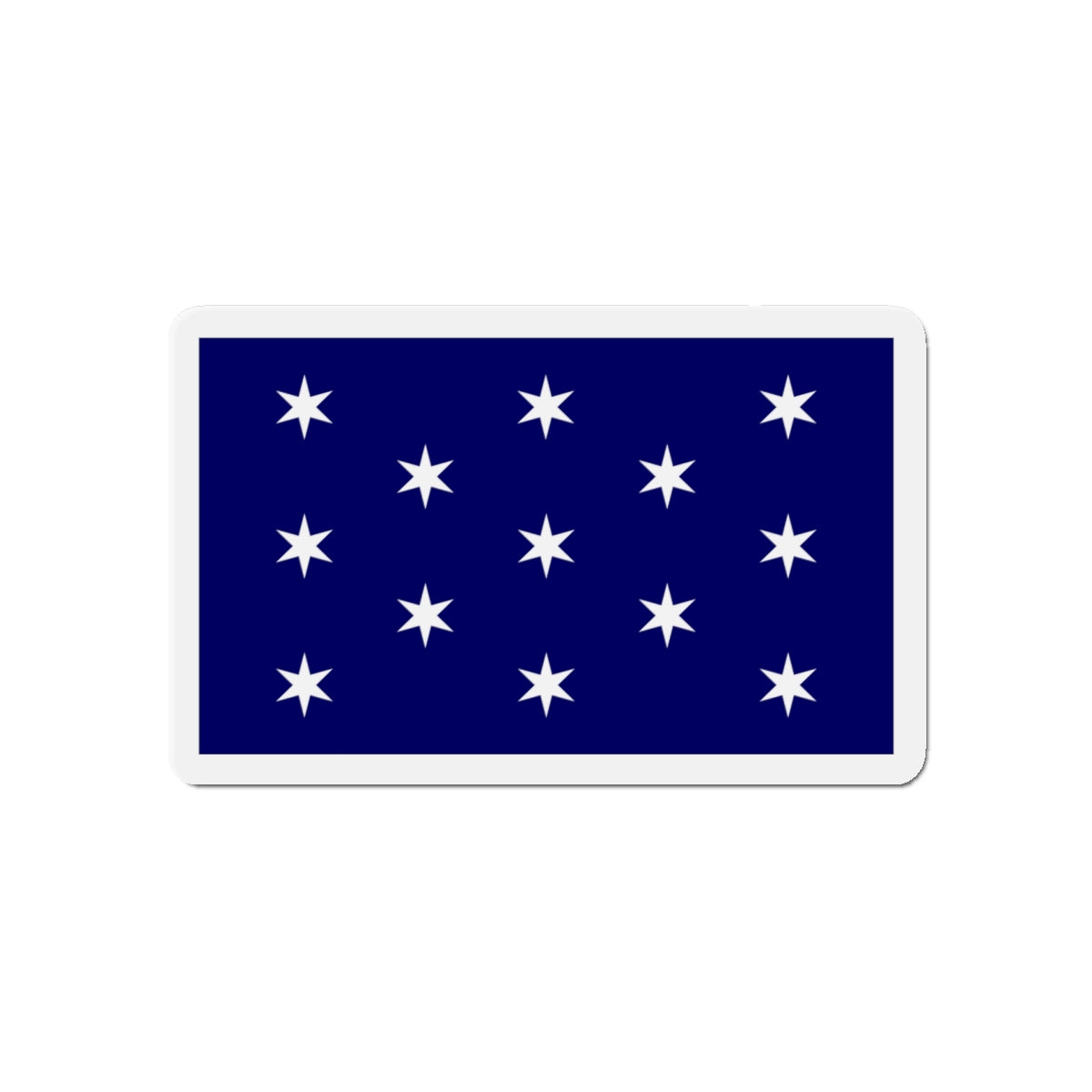 Flag of Washington New York - Die-Cut Magnet-5" x 5"-The Sticker Space