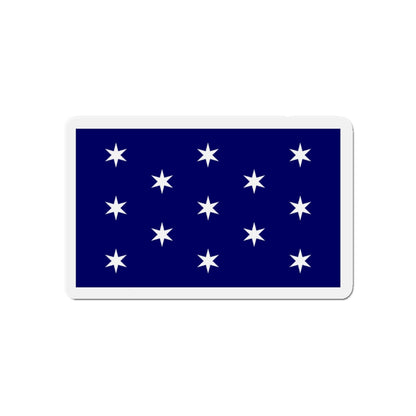 Flag of Washington New York - Die-Cut Magnet-5" x 5"-The Sticker Space