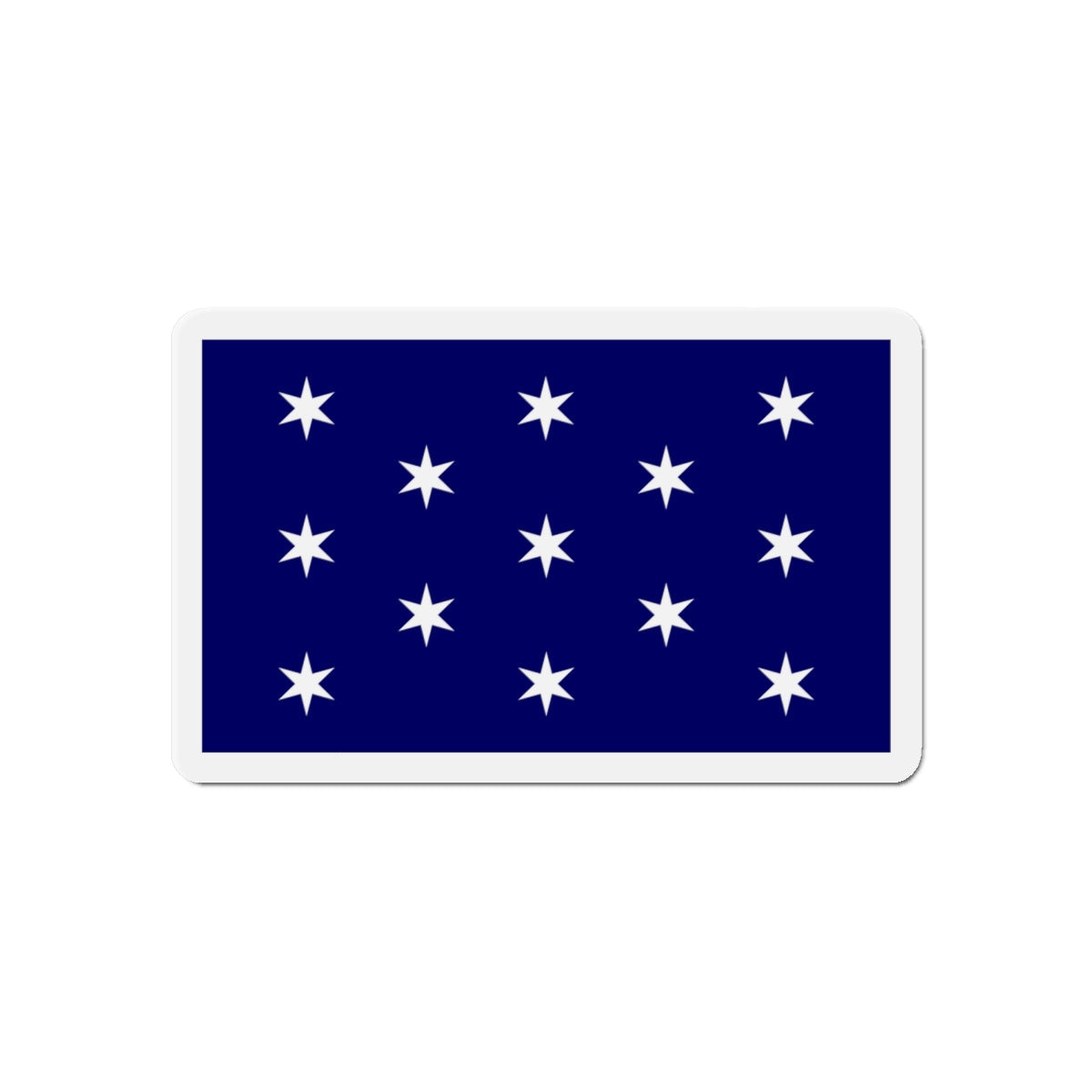 Flag of Washington New York - Die-Cut Magnet-6 × 6"-The Sticker Space