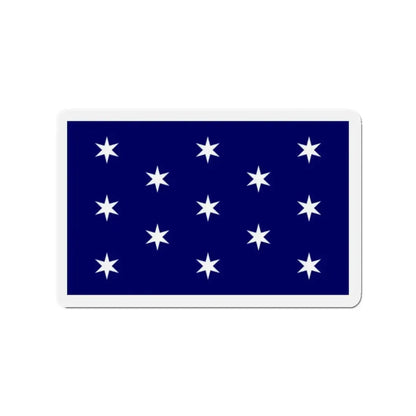 Flag of Washington New York - Refrigerator Magnet 2 Inch - The Sticker Space
