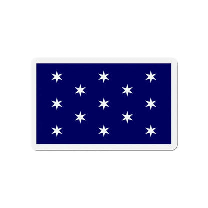 Flag of Washington New York - Refrigerator Magnet 4 Inch - The Sticker Space