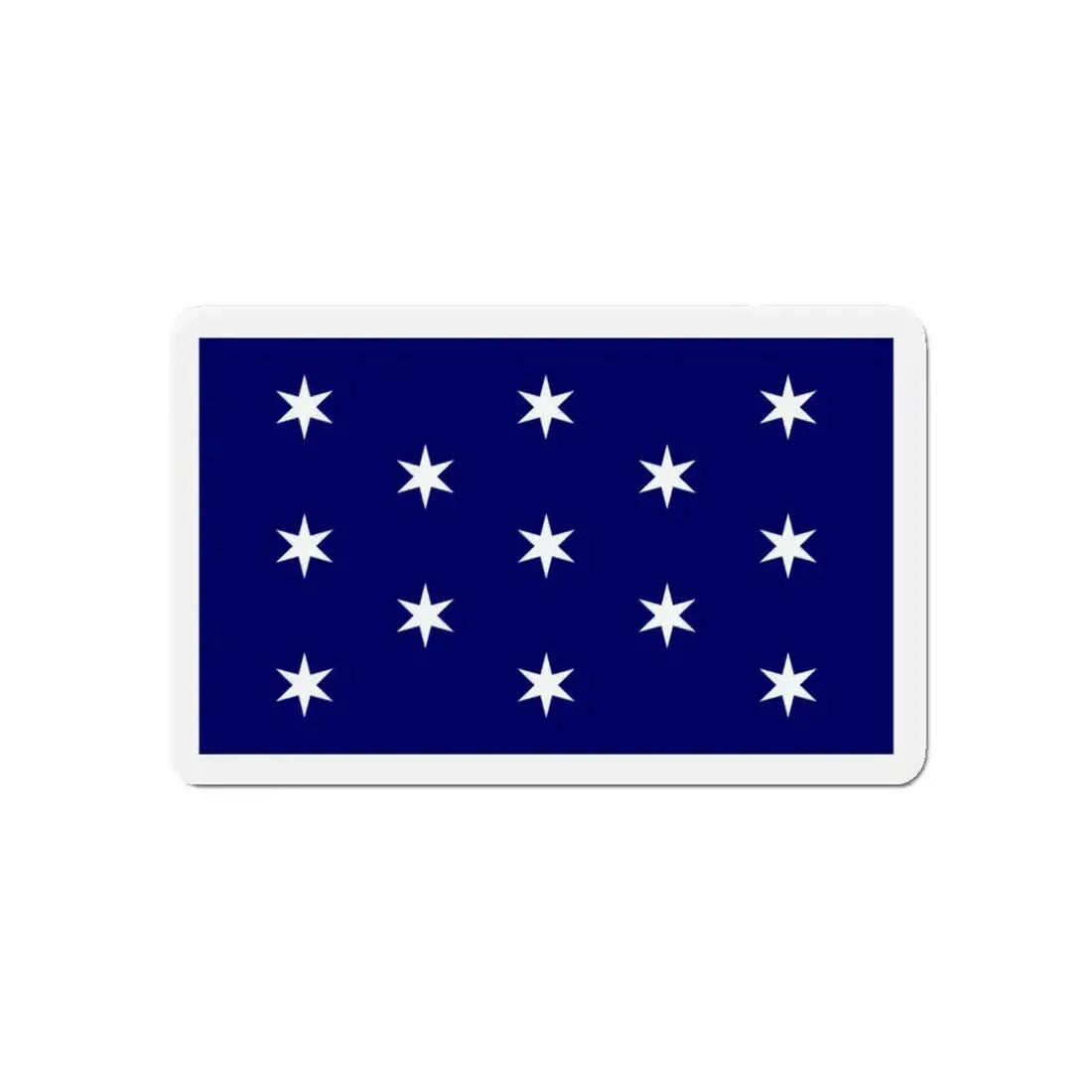 Flag of Washington New York - Refrigerator Magnet 5 Inch - The Sticker Space