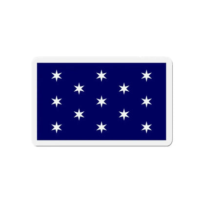 Flag of Washington New York - Refrigerator Magnet 5 Inch - The Sticker Space