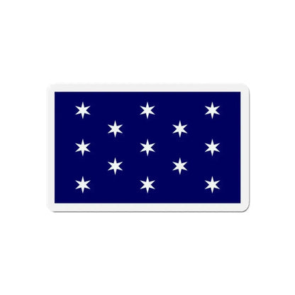 Flag of Washington New York - Refrigerator Magnet 6 Inch - The Sticker Space