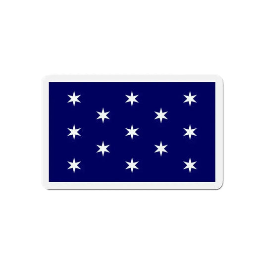 Flag of Washington New York - Refrigerator Magnet 6 Inch - The Sticker Space
