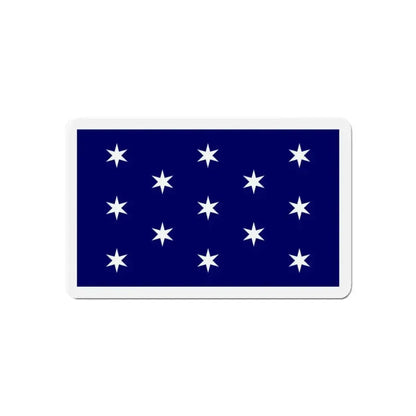 Flag of Washington New York - Refrigerator Magnet - The Sticker Space