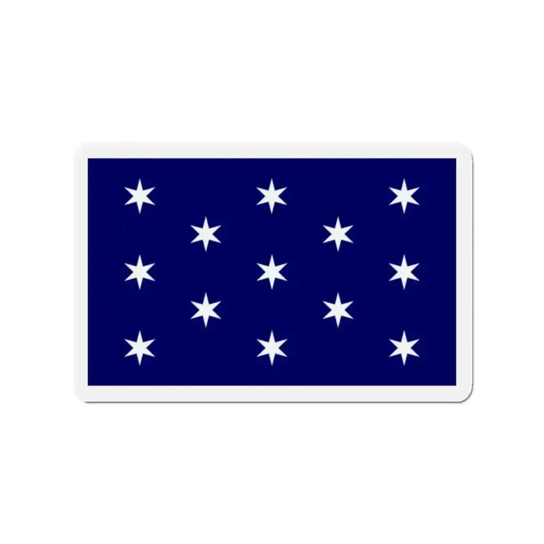 Flag of Washington New York - Refrigerator Magnet - The Sticker Space