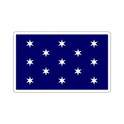Flag of Washington, New York - STICKER Vinyl Kiss-Cut Decal 2 Inch White - The Sticker Space