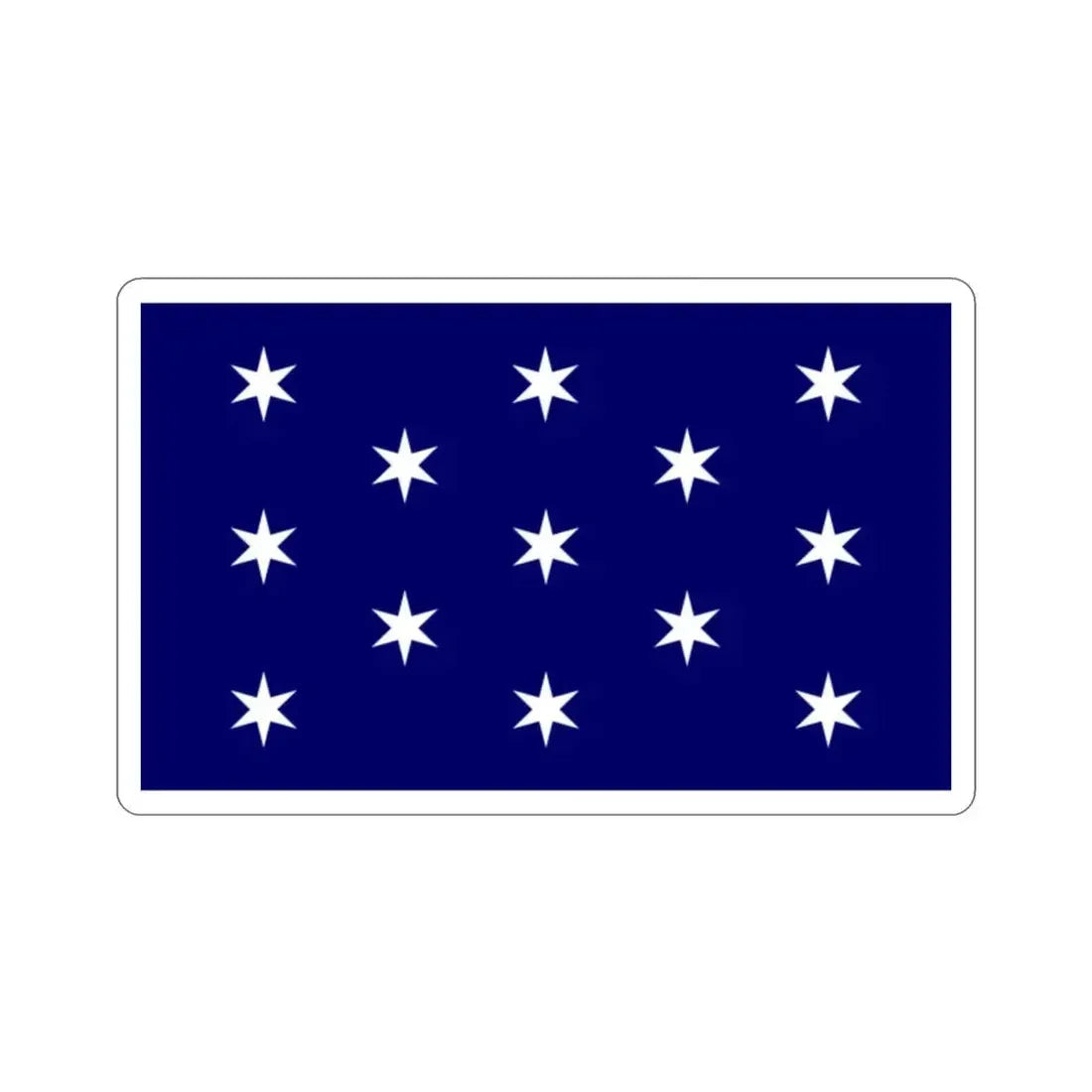 Flag of Washington New York USA STICKER Vinyl Die-Cut Decal 2 Inch - The Sticker Space