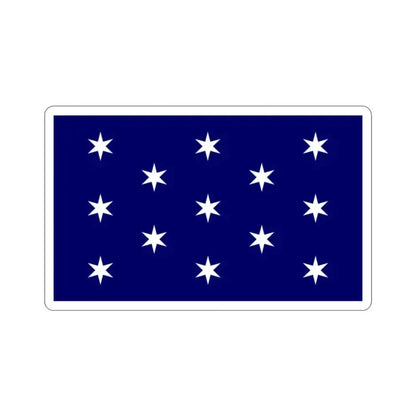 Flag of Washington New York USA STICKER Vinyl Die-Cut Decal 2 Inch - The Sticker Space