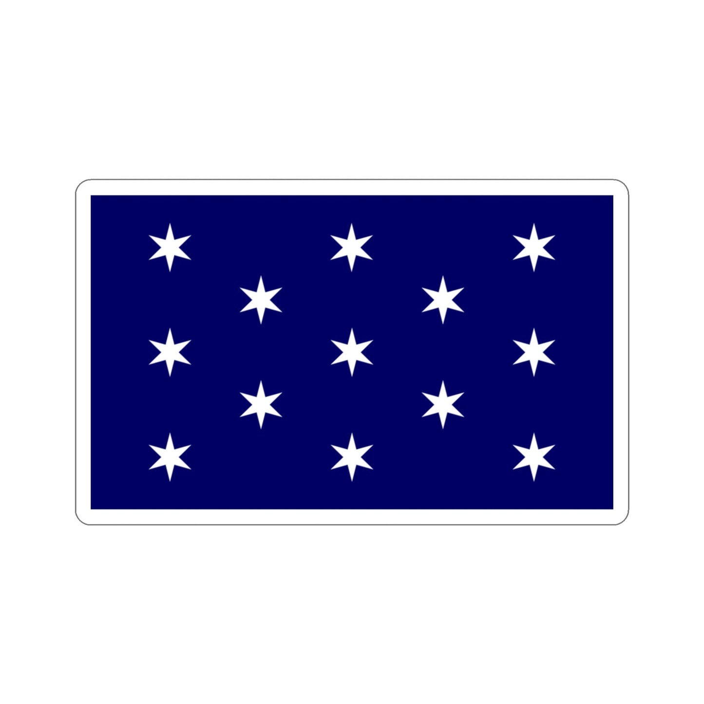 Flag of Washington New York USA STICKER Vinyl Die-Cut Decal-3 Inch-The Sticker Space