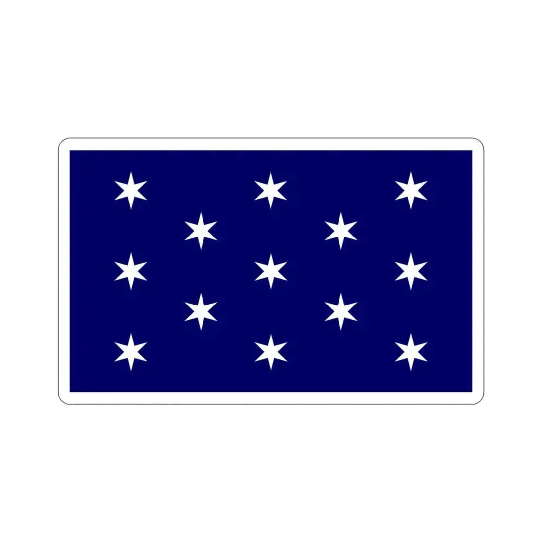 Flag of Washington New York USA STICKER Vinyl Die-Cut Decal 3 Inch - The Sticker Space
