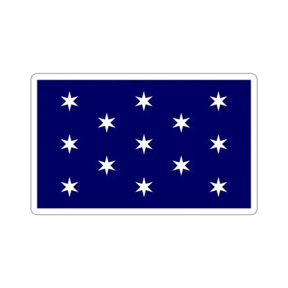Flag of Washington New York USA STICKER Vinyl Die-Cut Decal 3 Inch - The Sticker Space