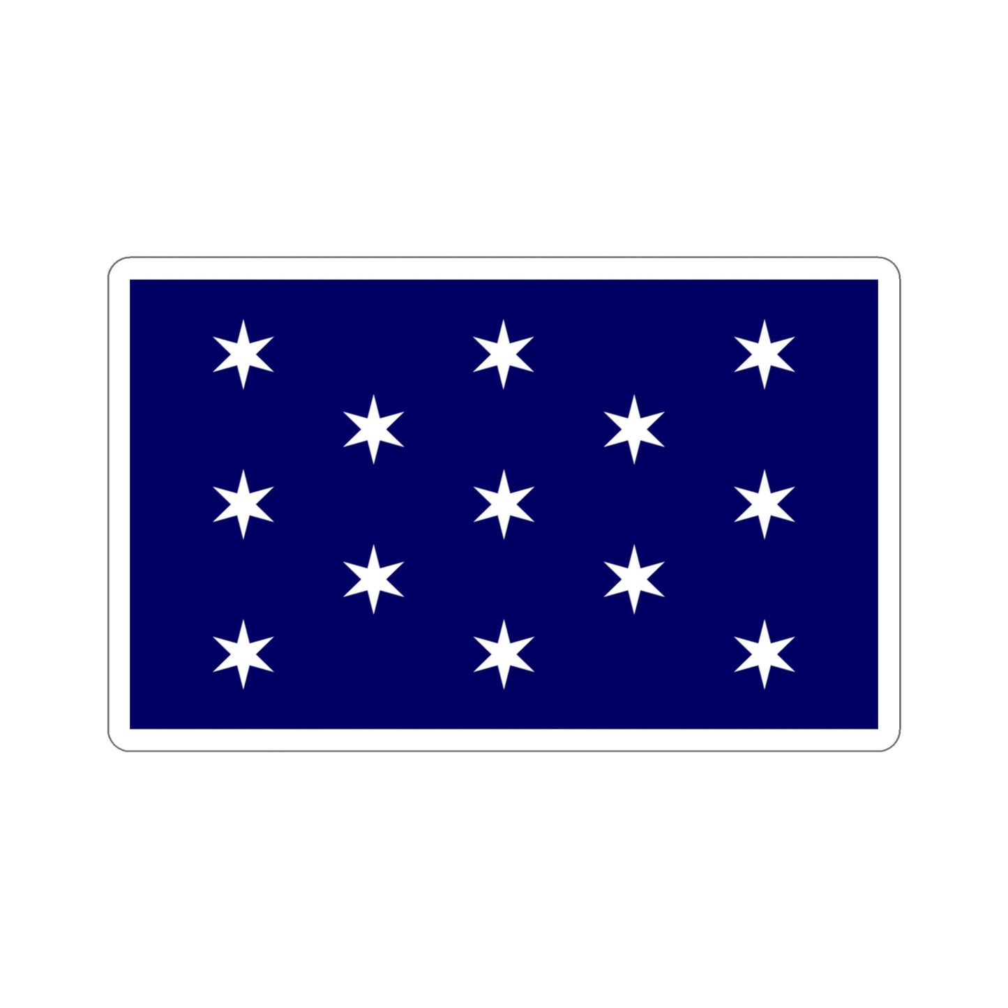 Flag of Washington New York USA STICKER Vinyl Die-Cut Decal-4 Inch-The Sticker Space