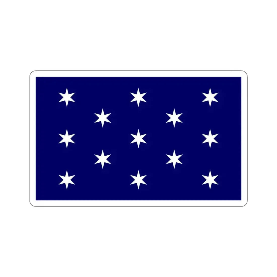 Flag of Washington New York USA STICKER Vinyl Die-Cut Decal 4 Inch - The Sticker Space