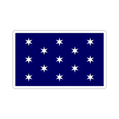 Flag of Washington New York USA STICKER Vinyl Die-Cut Decal 4 Inch - The Sticker Space