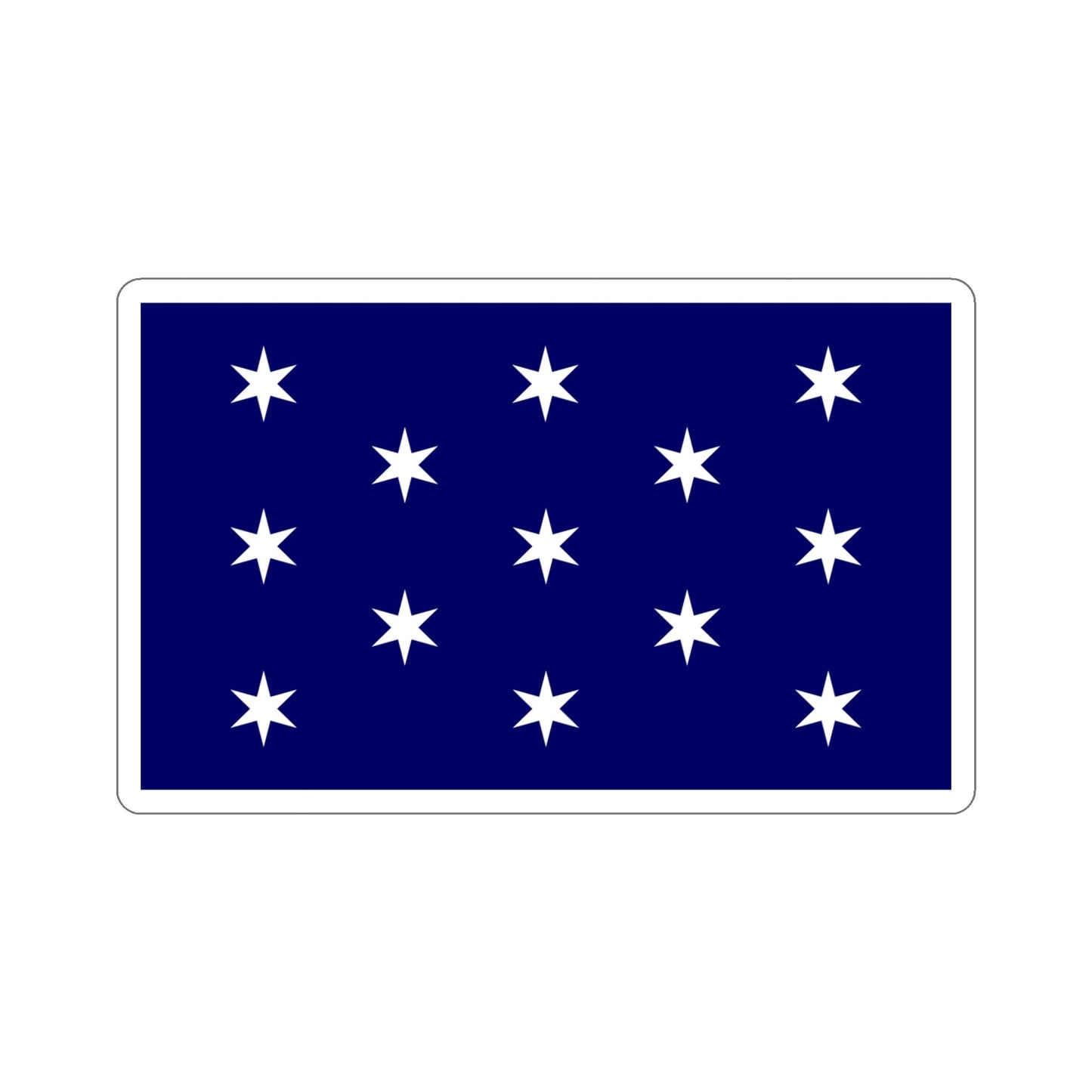 Flag of Washington New York USA STICKER Vinyl Die-Cut Decal-5 Inch-The Sticker Space