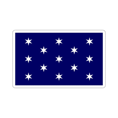 Flag of Washington New York USA STICKER Vinyl Die-Cut Decal-5 Inch-The Sticker Space