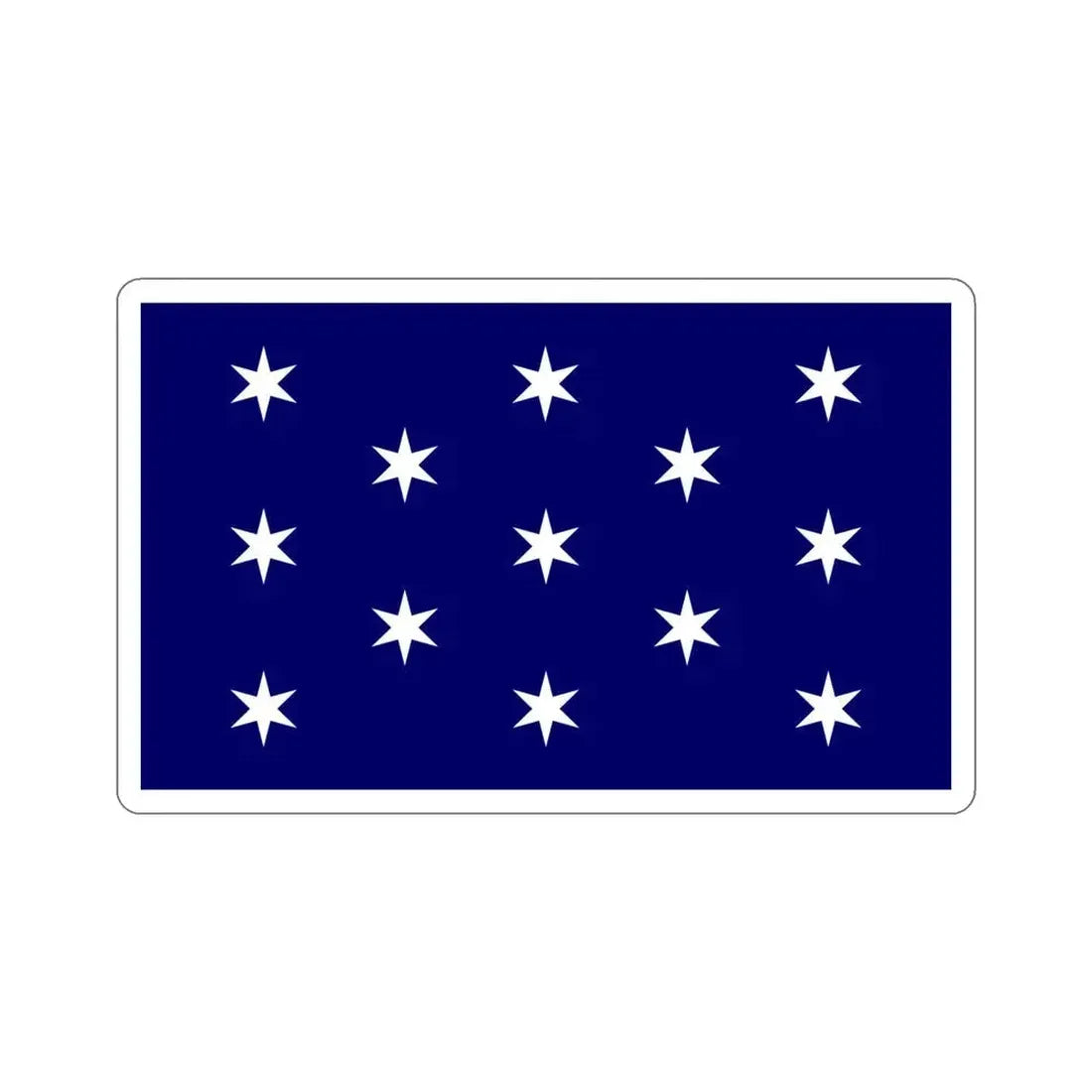 Flag of Washington New York USA STICKER Vinyl Die-Cut Decal 5 Inch - The Sticker Space