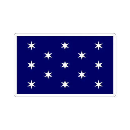Flag of Washington New York USA STICKER Vinyl Die-Cut Decal 5 Inch - The Sticker Space
