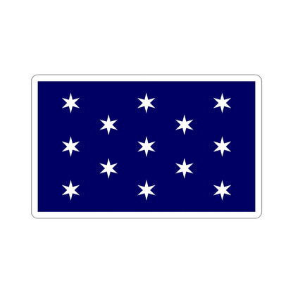 Flag of Washington New York USA STICKER Vinyl Die-Cut Decal-6 Inch-The Sticker Space
