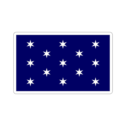 Flag of Washington New York USA STICKER Vinyl Die-Cut Decal-6 Inch-The Sticker Space
