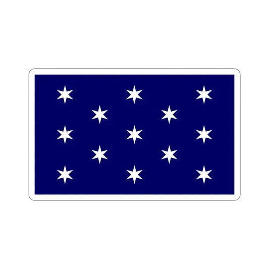 Flag of Washington New York USA STICKER Vinyl Die-Cut Decal 6 Inch - The Sticker Space