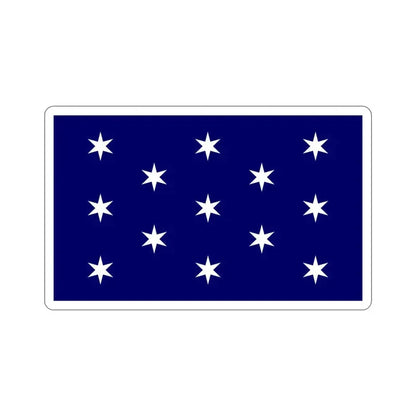 Flag of Washington New York USA STICKER Vinyl Die-Cut Decal 6 Inch - The Sticker Space