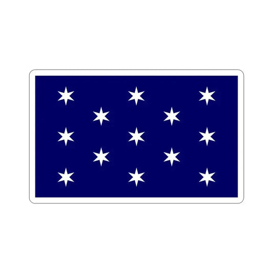 Flag of Washington New York USA STICKER Vinyl Die-Cut Decal 6 Inch - The Sticker Space