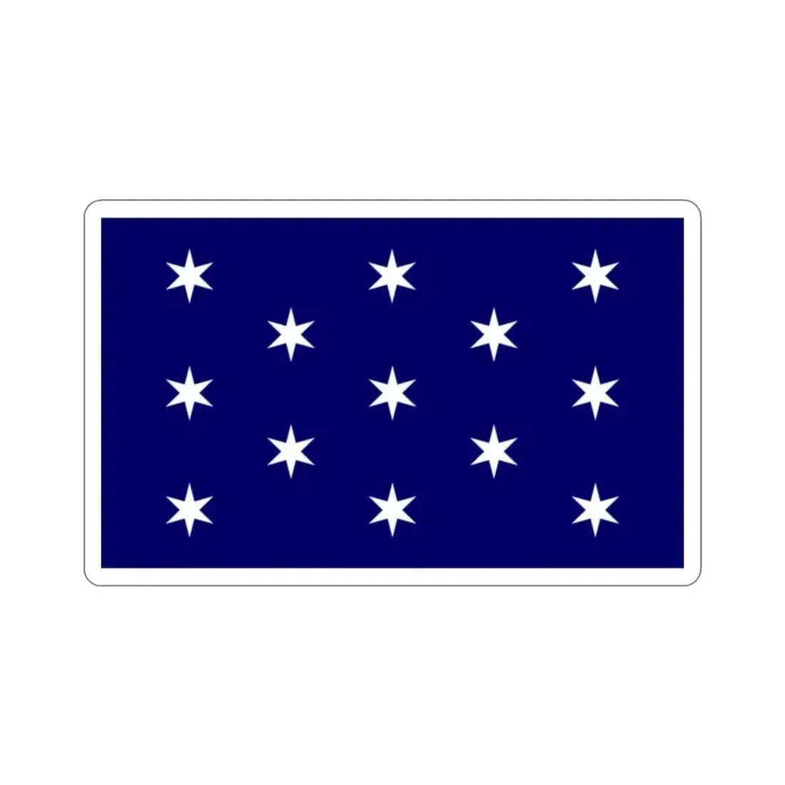 Flag of Washington New York USA STICKER Vinyl Die-Cut Decal - The Sticker Space