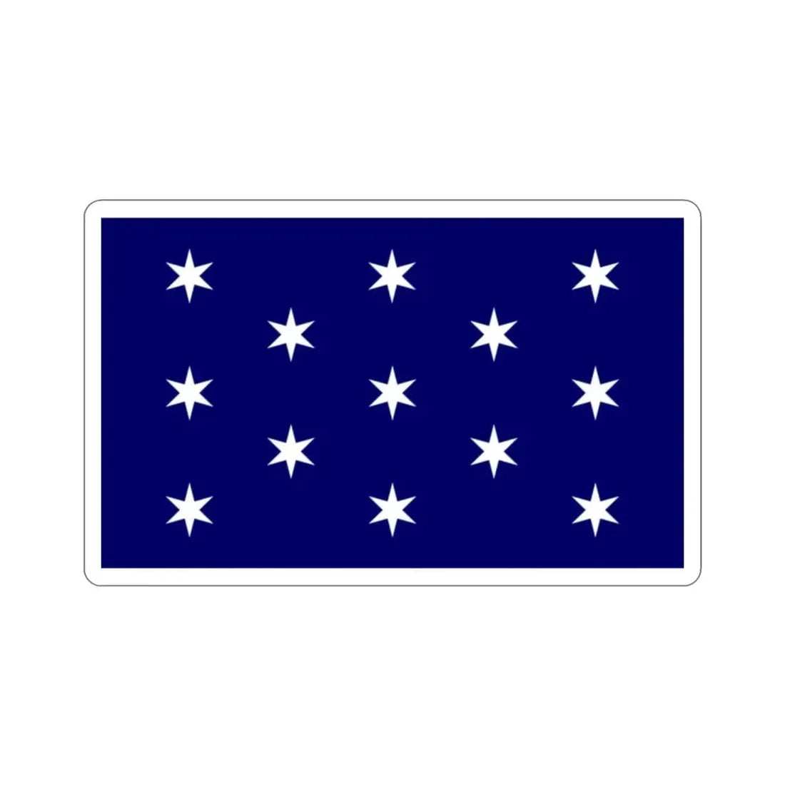 Flag of Washington New York USA STICKER Vinyl Die-Cut Decal - The Sticker Space