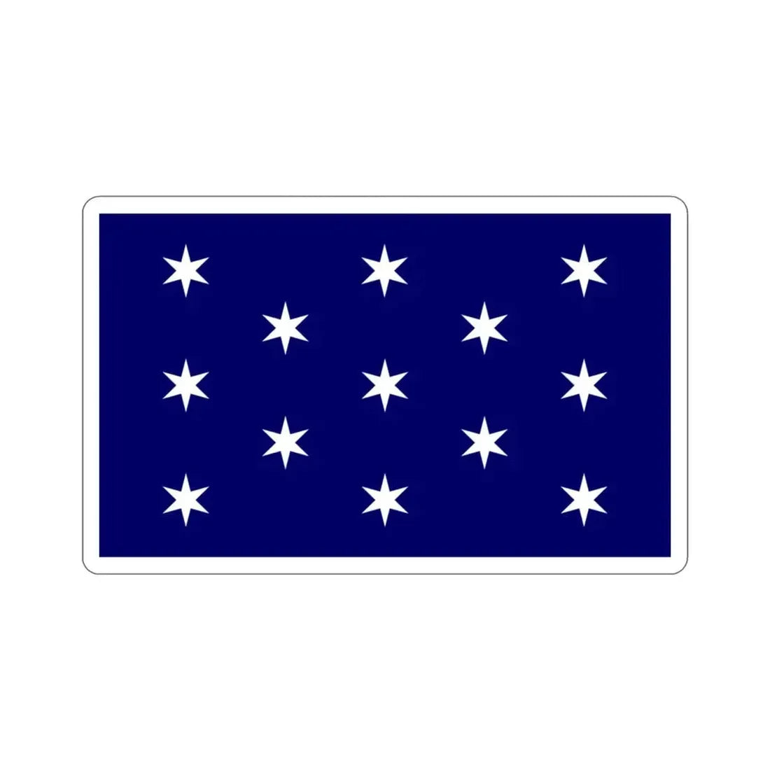 Flag of Washington New York USA STICKER Vinyl Die-Cut Decal - The Sticker Space