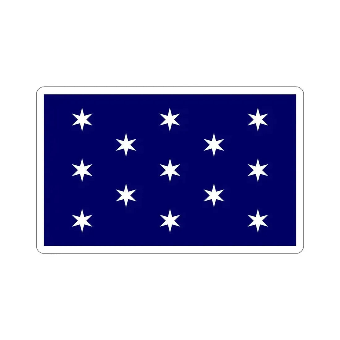 Flag of Washington New York USA STICKER Vinyl Die-Cut Decal - The Sticker Space