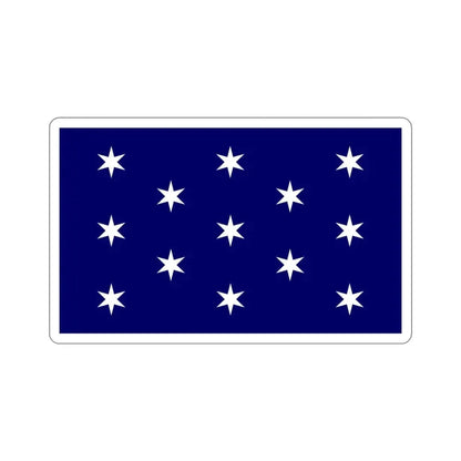 Flag of Washington New York USA STICKER Vinyl Die-Cut Decal - The Sticker Space