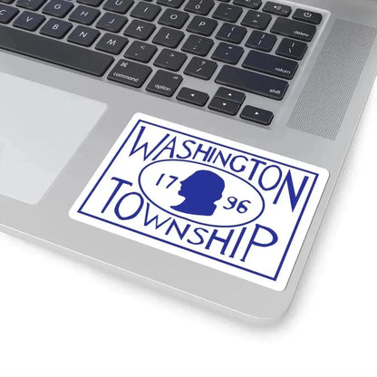 Flag of Washington Township Montgomery County Ohio (United States) STICKER Vinyl Kiss-Cut Decal - The Sticker Space