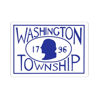 Flag of Washington Township Montgomery County Ohio (United States) STICKER Vinyl Kiss-Cut Decal - The Sticker Space