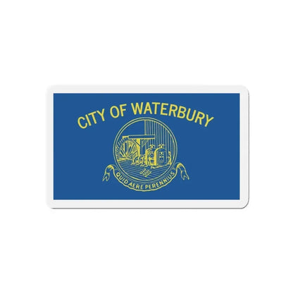 Flag of Waterbury Connecticut - Refrigerator Magnet - The Sticker Space