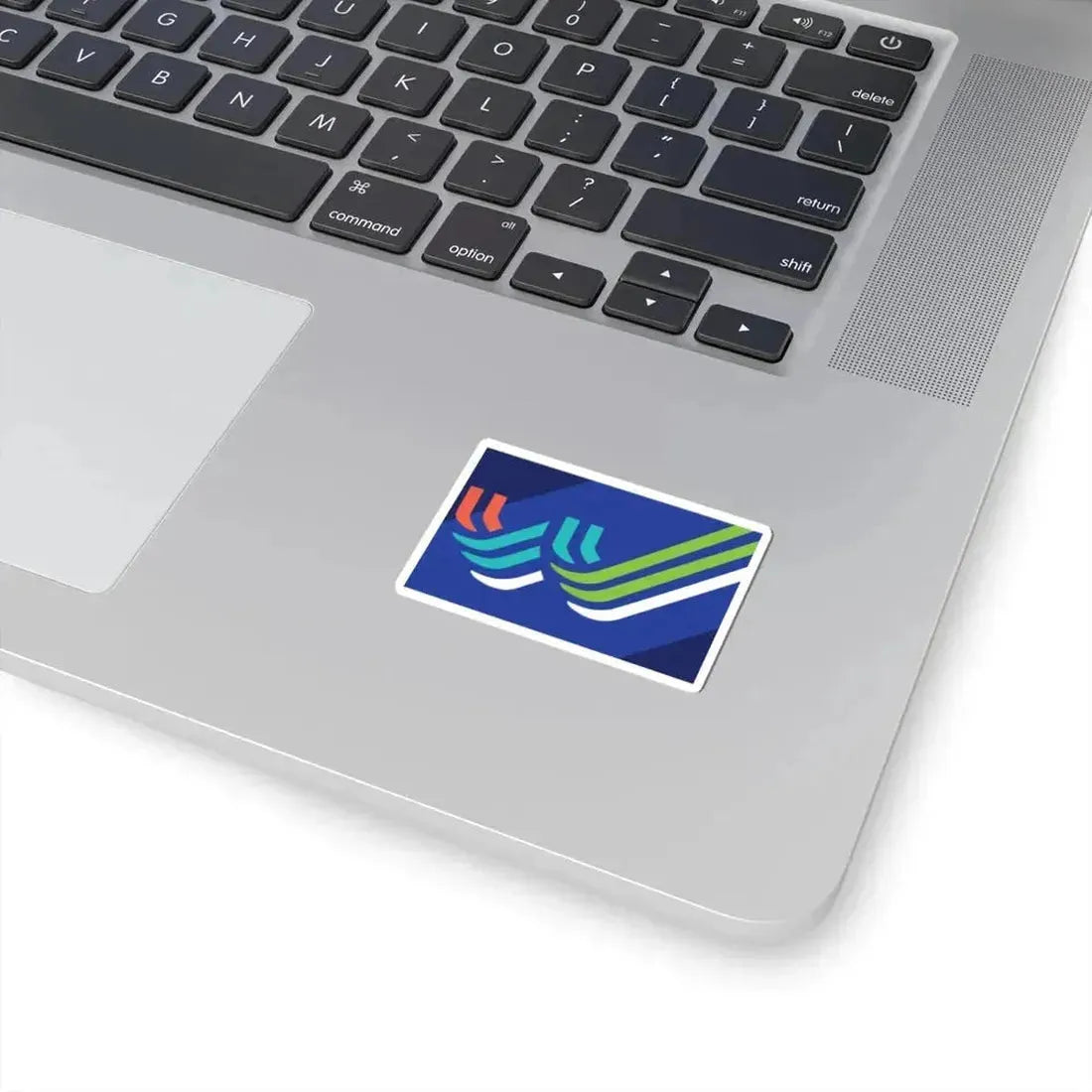 Flag of Waterloo Iowa (United States) STICKER Vinyl Kiss-Cut Decal - The Sticker Space