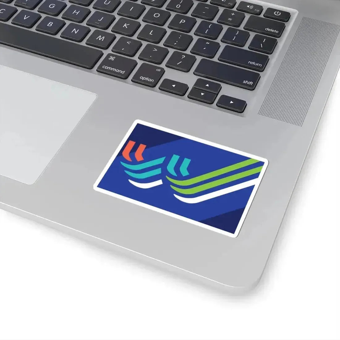 Flag of Waterloo Iowa (United States) STICKER Vinyl Kiss-Cut Decal - The Sticker Space