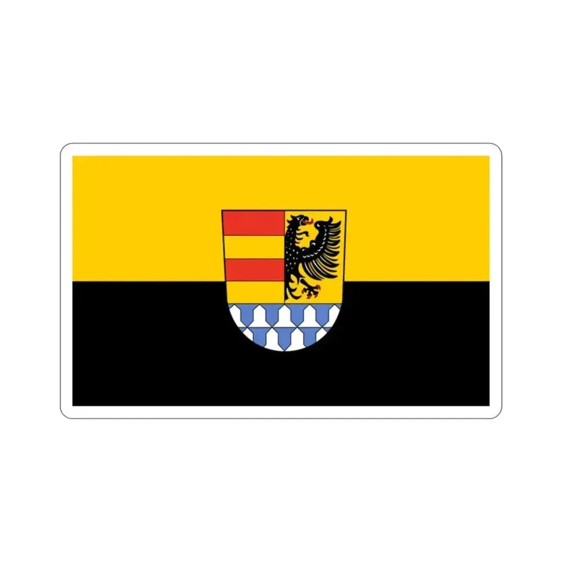 Flag of Weißenburg Gunzenhausen Germany STICKER Vinyl Die-Cut Decal 2 Inch - The Sticker Space