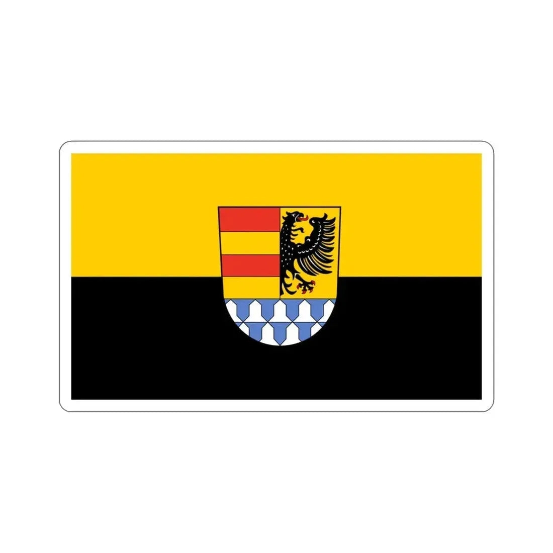 Flag of Weißenburg Gunzenhausen Germany STICKER Vinyl Die-Cut Decal 3 Inch - The Sticker Space