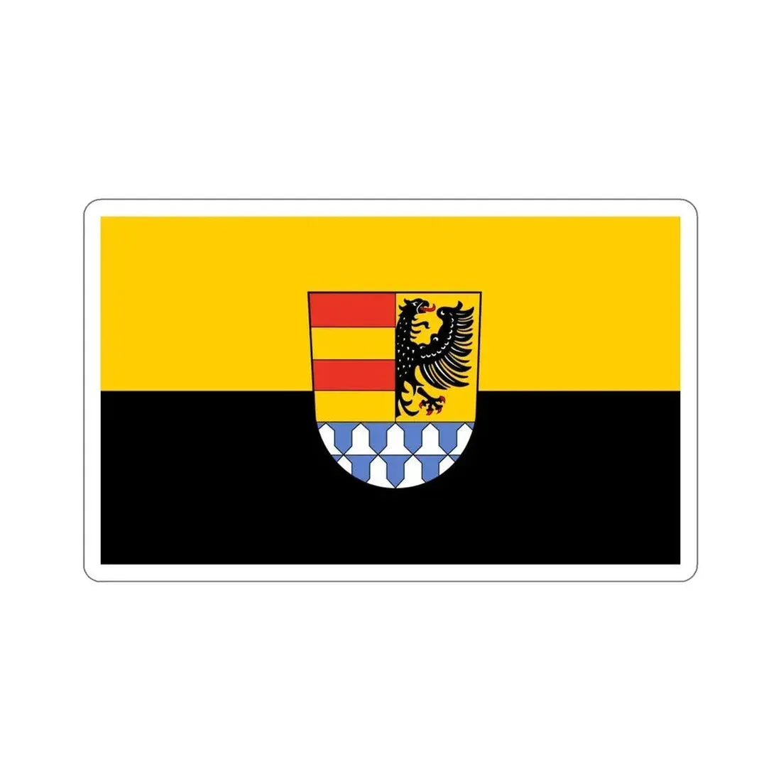 Flag of Weißenburg Gunzenhausen Germany STICKER Vinyl Die-Cut Decal 6 Inch - The Sticker Space