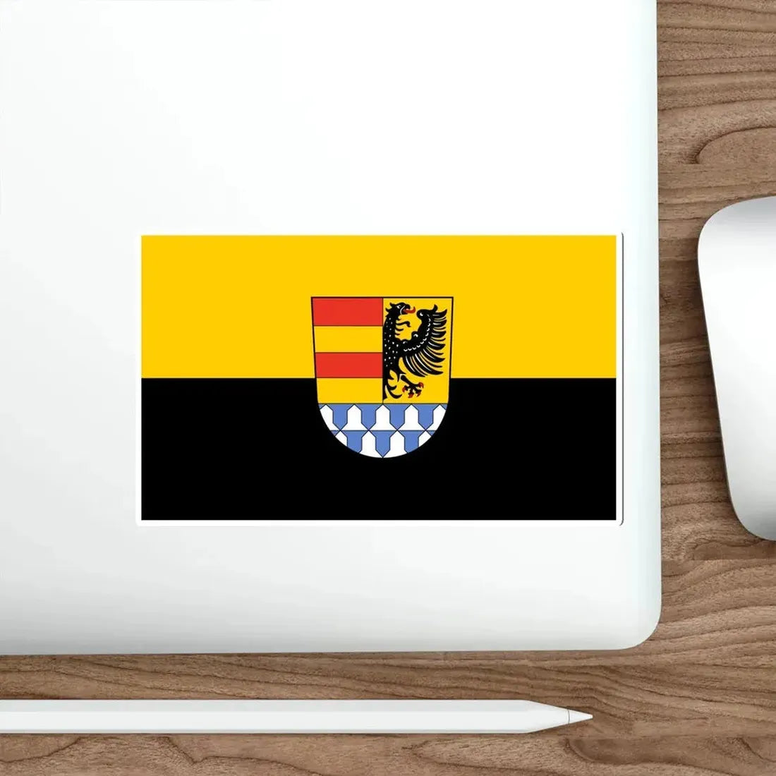 Flag of Weißenburg Gunzenhausen Germany STICKER Vinyl Die-Cut Decal - The Sticker Space