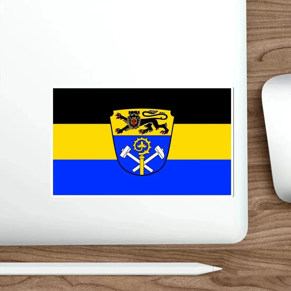 Flag of Weilheim Schongau Germany STICKER Vinyl Die-Cut Decal - The Sticker Space