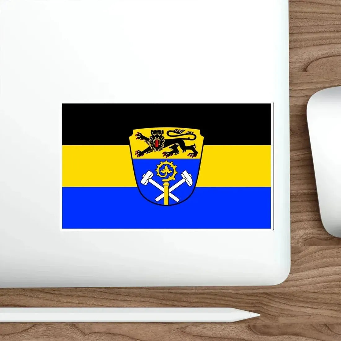 Flag of Weilheim Schongau Germany STICKER Vinyl Die-Cut Decal - The Sticker Space
